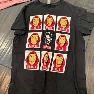 Money heist graphic tee